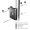 DQOR PB - Masthalterung für die DQOR-Serie