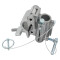 Truss Clamp | silver | WLL 300kg - zur Verwendung mit 28mm TV-Zapfen & 16mm Spigot | 48-51mm Rohrdurchmesser