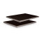 069 LEDER BRAUN - 9mm birch phenolic resin with brown leather-look texture, 2500mm x 1250mm