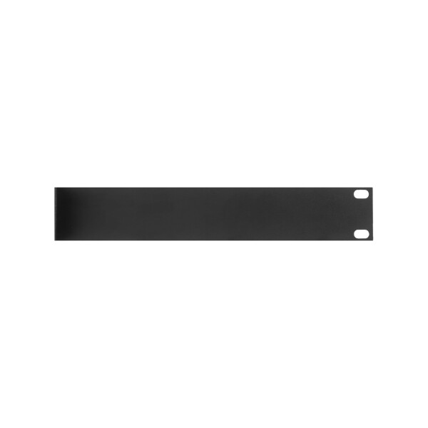AH RACK PAN 01 HALF - Halbe 19" U-Rackblende 1HE | Aluminium