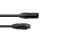 DMX cable SEC-1 IP65 3pin 1m bk
