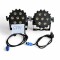 (S791) Occasion 2x LED par 64 slim 7x10w rgbw mk2