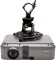 Truss projector mount | black | for universal projector - 360° rotatable | tube diameter 48-51mm
