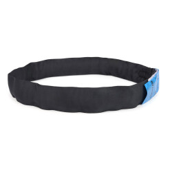 Round sling 4m | polyester Web | black - Load capacity...
