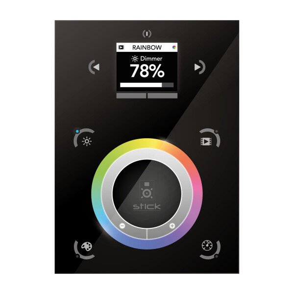 CONTROL PAD - Stick Edition black - Mehrzonen-DMX-Wandcontroller