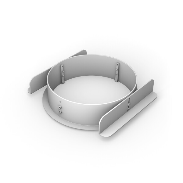 H2 CK W - Decken Montagebausatz für H2-Serie - Weiß
