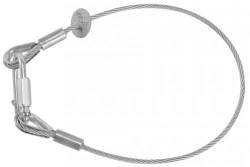 Safety | WLL 5kg | silber - 60 cm length | 3 mm thickness...