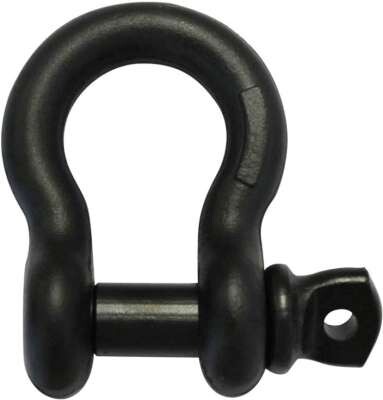 Shackle 5/8" | WLL 3,25t | black - hot-dip galvanised | 6-fold safety