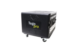 HDPE Case 8U with wheels