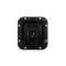 17302 BLK - Overlatch butterfly latch, large, 14 mm deep, black