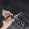 Fine-Ribbed Mat 1m x 2m - Tappetino in gomma rigata | nero | spessore 3 mm