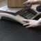 Fine-Ribbed Mat 1m x 2m - Tappetino in gomma rigata | nero | spessore 3 mm
