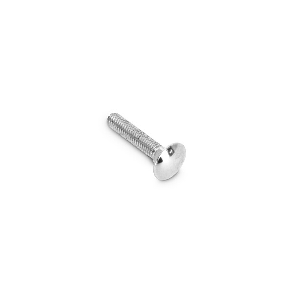 54M6X40F - Vite con testa cilindrica bombata, quadro sottotesta M6 × 40 mm, acciaio zincato, DIN 603