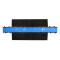 3 2D BLU MID SECTION - sistema modulare 3 canali | blu | sezione centrale | passaggio accessibile alle sedie a rotelle | altezza 7,5 cm