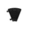 MINI C MK2 | LEFT | BLACK - Protezione cavo 3 canali | nero | curva a 45° a sinistra | carico medio | altezza 5cm