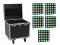 Set 4x LED Pixel Matrix Panel 5x5 RGB/WW + Flightcase with wheels