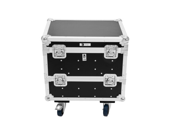 Flightcase 8x IP PIX Strobe RGB CW+WW with wheels