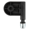 Telescopic Drape Support Swivel Pin Replacement Black
