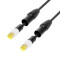 5 STAR ECON CAT6 RR 1m - Netzwerkkabel | Cat.6a (S/FTP) Neutrik etherCON®, abziehbar | 1 m