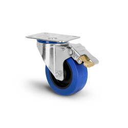 372101 - Lenkrolle 100 mm, mit blauem Rad und...