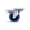 372101 - Ruota pivotante da 100 mm di colore blu, con freno A/B