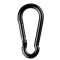 Carabiner 6 x 60 mm - 10 pieces- black