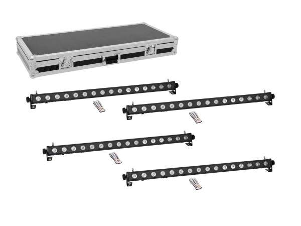 Set 4x LED PIX-16 QCL Bar + Case