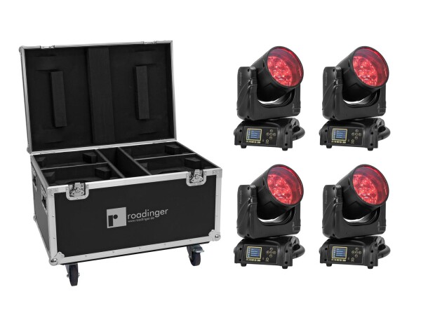 Set 4x EYE-740 MK2 + Case mit Rollen
