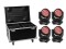 Set 4x LED TMH-X4 + Case with wheels
