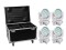 Set 4x LED TMH-X4 white + Case with wheels