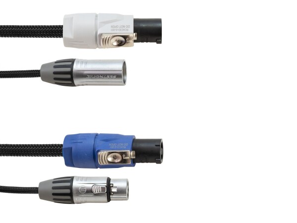 Combi Cable DMX P-Con/5-pin XLR 3m