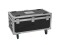 Flightcase 4x AKKU Multiflood IP 8x10W RGBW Wash CRMX with charging function