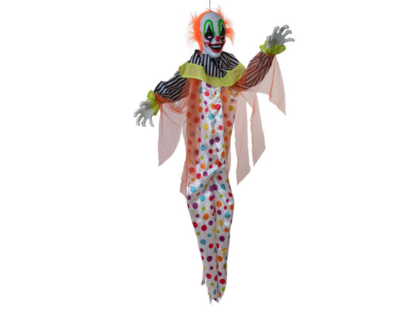 Halloween Figure Clown Curby, animated, 155cm