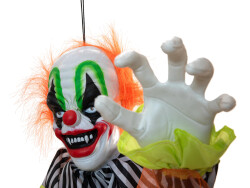 Halloween Figure Clown Curby, animated, 155cm