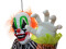 Halloween Figure Clown Curby, animated, 155cm
