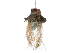 Halloween Scarecrow Skull, 70cm