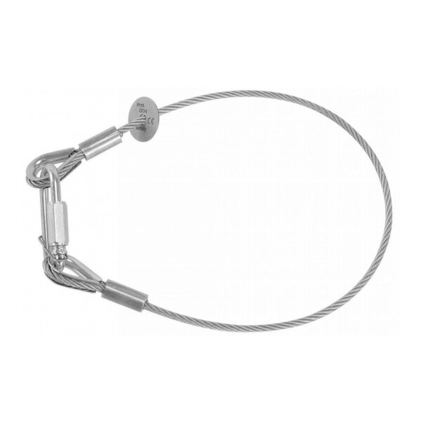 Safety | WLL 100kg | silber - 100 cm de long | 10 mm dépaisseur | attache rapide de la chaîne