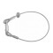 Safety | WLL 100kg | silber - 100 cm de long | 10 mm dépaisseur | attache rapide de la chaîne