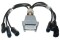 Harting (M) Splitter auf 6xTyp13 Dose 16pol Harting Stecker, 60 cm Titanex