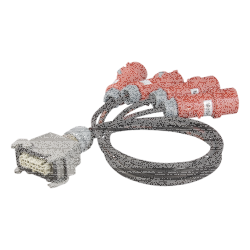 Motoren Peitsche 4xCEE4p (MALE) auf Harting 16p (FEMALE)...