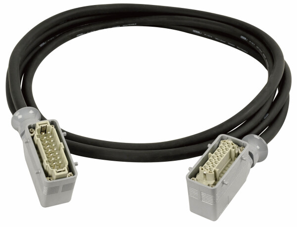 Harting Verlängerung 16pol 5 Meter Softflex-JZ Kabel (18x1.5mm2) (HLFP035)