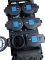 Stromverteiler HART-CUBE 16p Serie 231 HARTING auf TYP-23 CH Dose 16A (Neue NORM IP55) in SCHWARZ