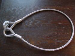Anschlagseil 12mm, 100 cm 1-strängig WLL:1.5t mit...