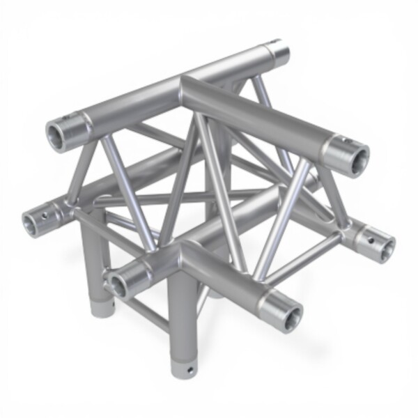 FD33-TD L T-Stück plus Abgang unten links 50x50x50 s 50x50x50cm