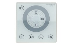 Domotion DLC-4 White RGBW 4-Szenen Wandsteuerung
