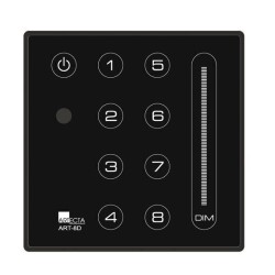 Domotion ART-8D Black wall controller controller