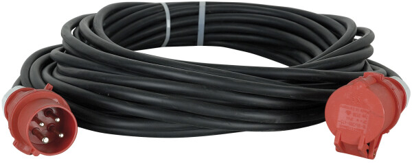 Liftket CEE-16 Verlängerung 400 V 4p 16A 15 Meter Gummikabel Titanex 4x1.5mm