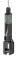 Drahtseilhalter Typ 50SV III ZW, GABEL+B schwarz Stahlseil; 4mm=60kg / 5mm=90kg