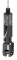 Drahtseilhalter Typ 66SV III ZW, GABEL+Bo schwarz Stahlseil; 6mm=135kg/ 6.35=150kg