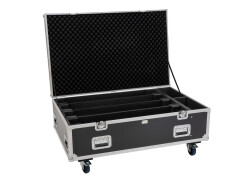 Flightcase PRO 4x Led-Bar 8 Swing with whells